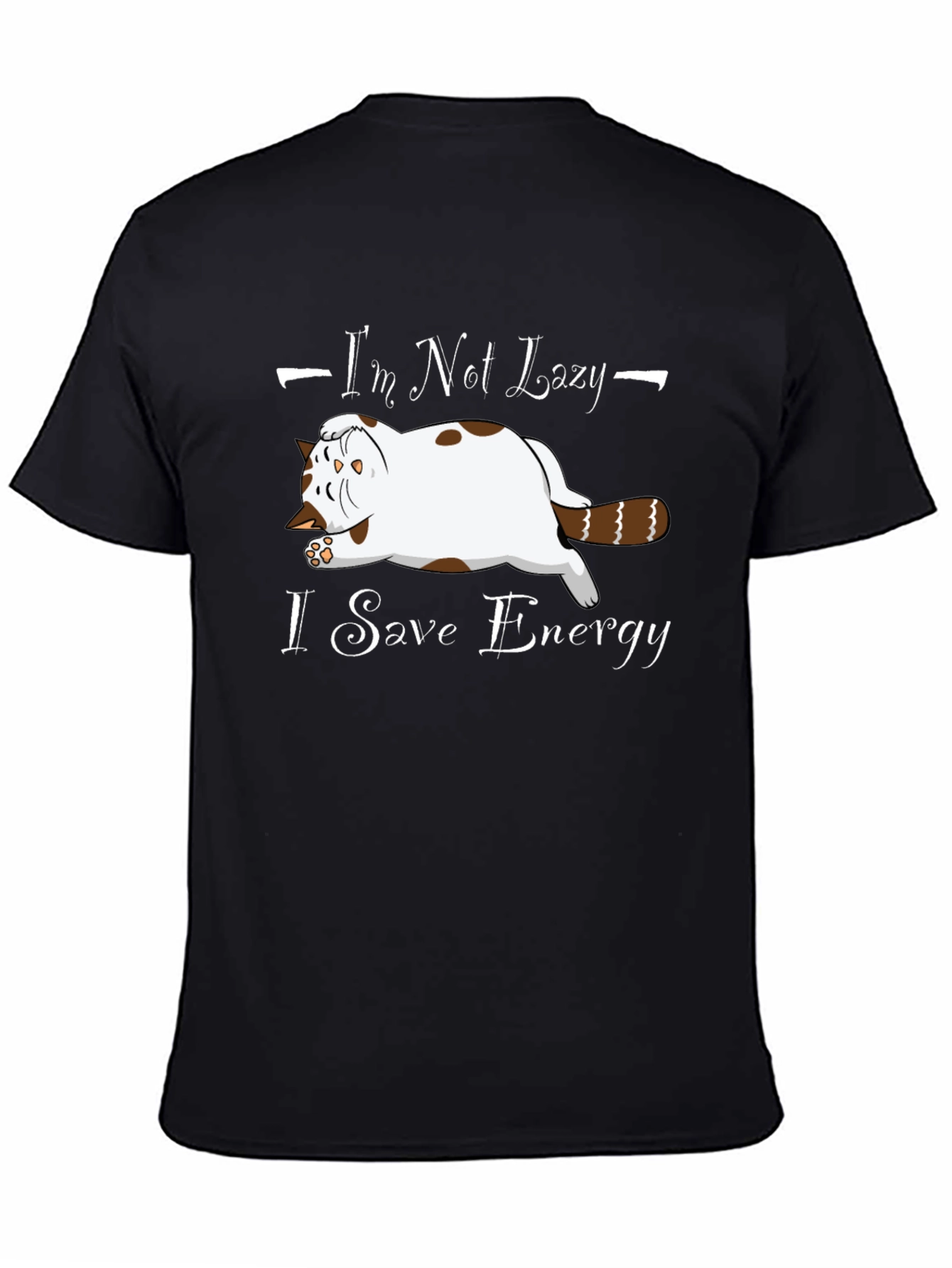 Lazy Cat T-Shirt - Funny Cat Lover Tee