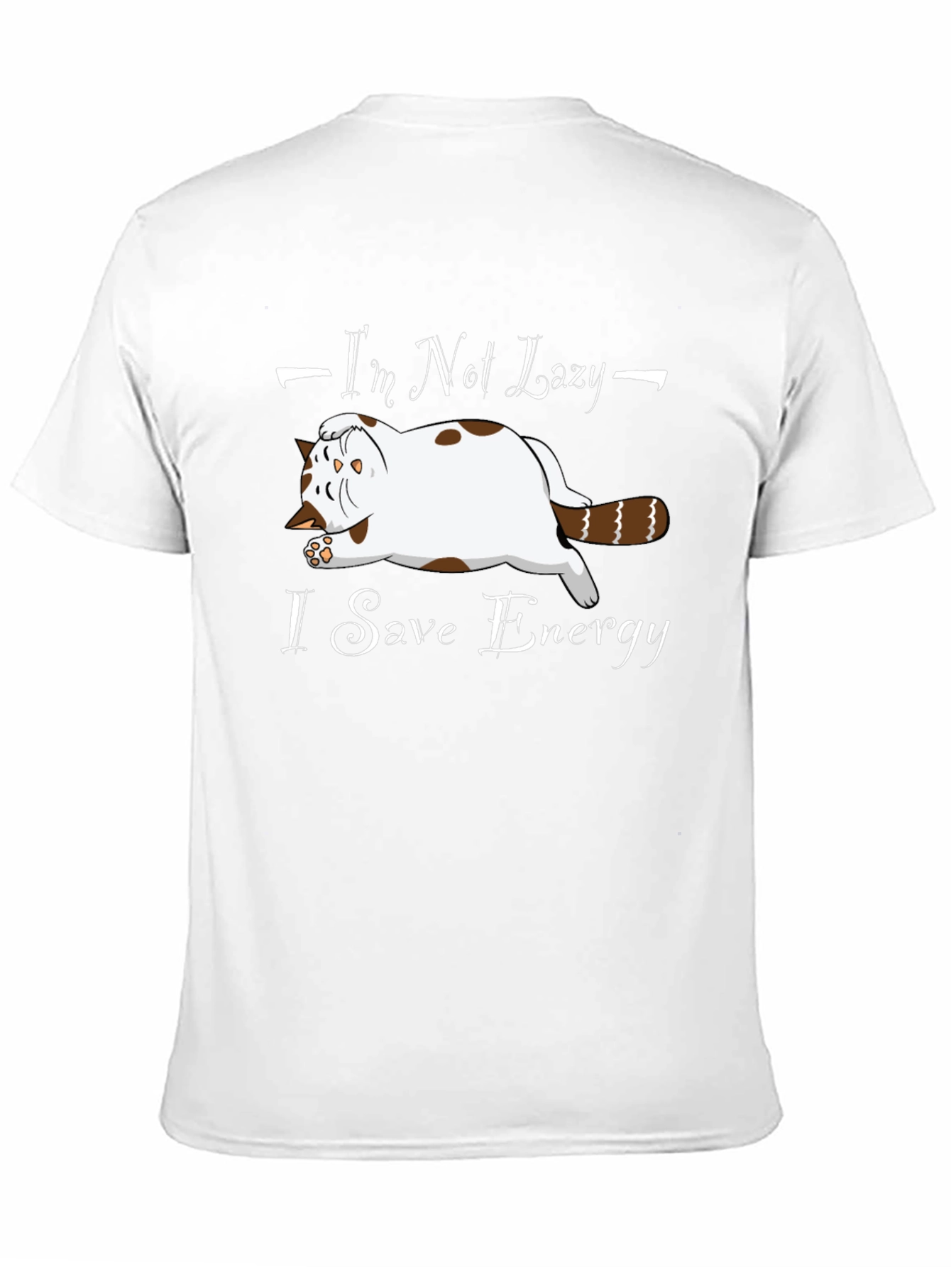 Lazy Cat T-Shirt - Funny Cat Lover Tee