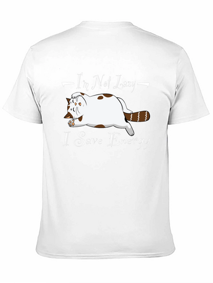 Lazy Cat T-Shirt - Funny Cat Lover Tee