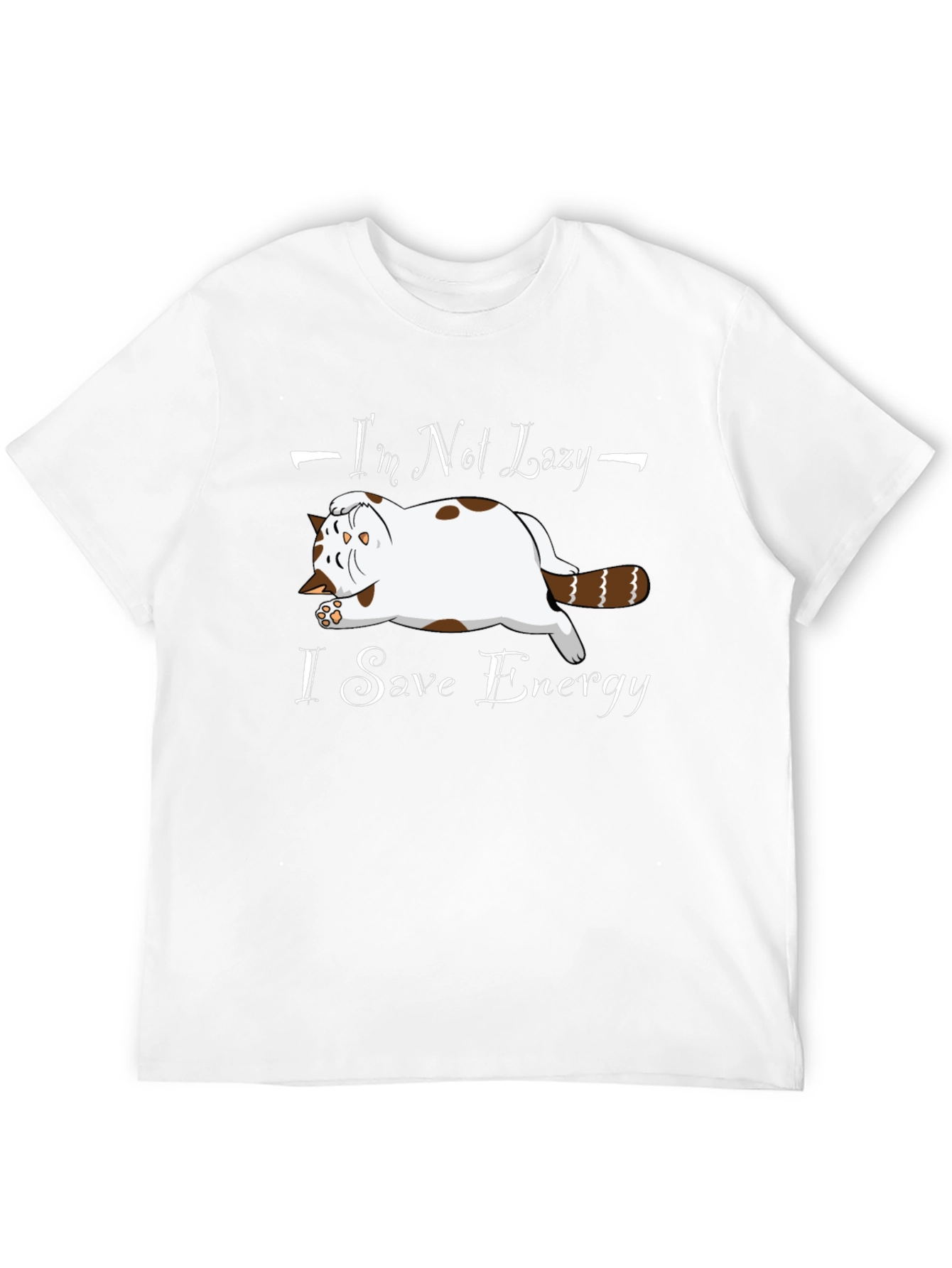 Lazy Cat T-Shirt - Funny Cat Lover Tee