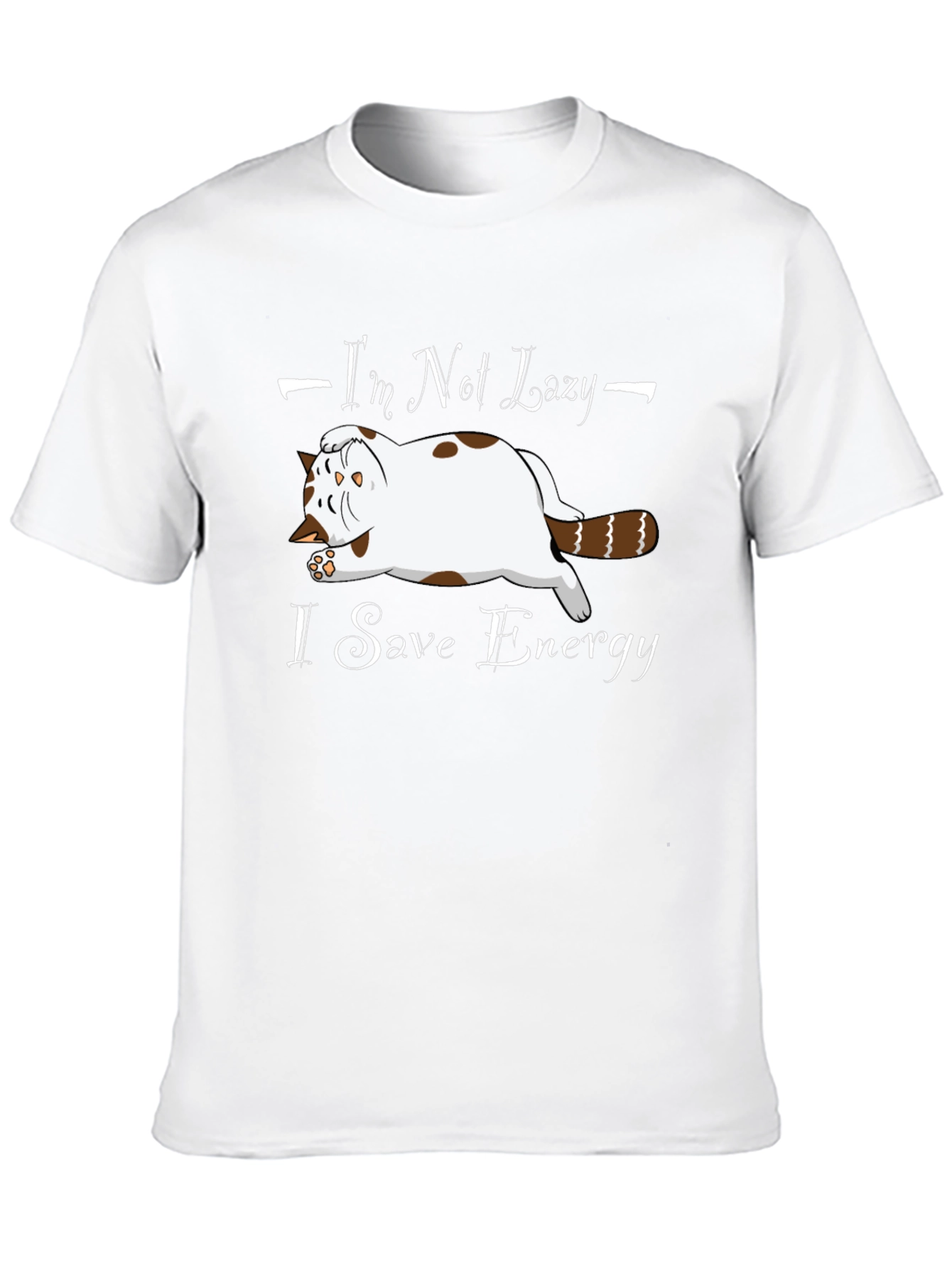 Lazy Cat T-Shirt - Funny Cat Lover Tee