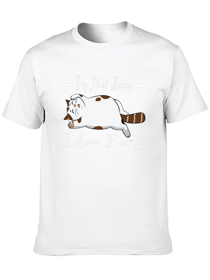 Lazy Cat T-Shirt - Funny Cat Lover Tee