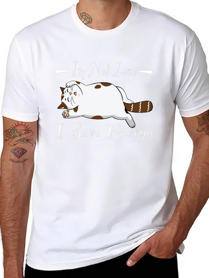 Lazy Cat T-Shirt - Funny Cat Lover Tee