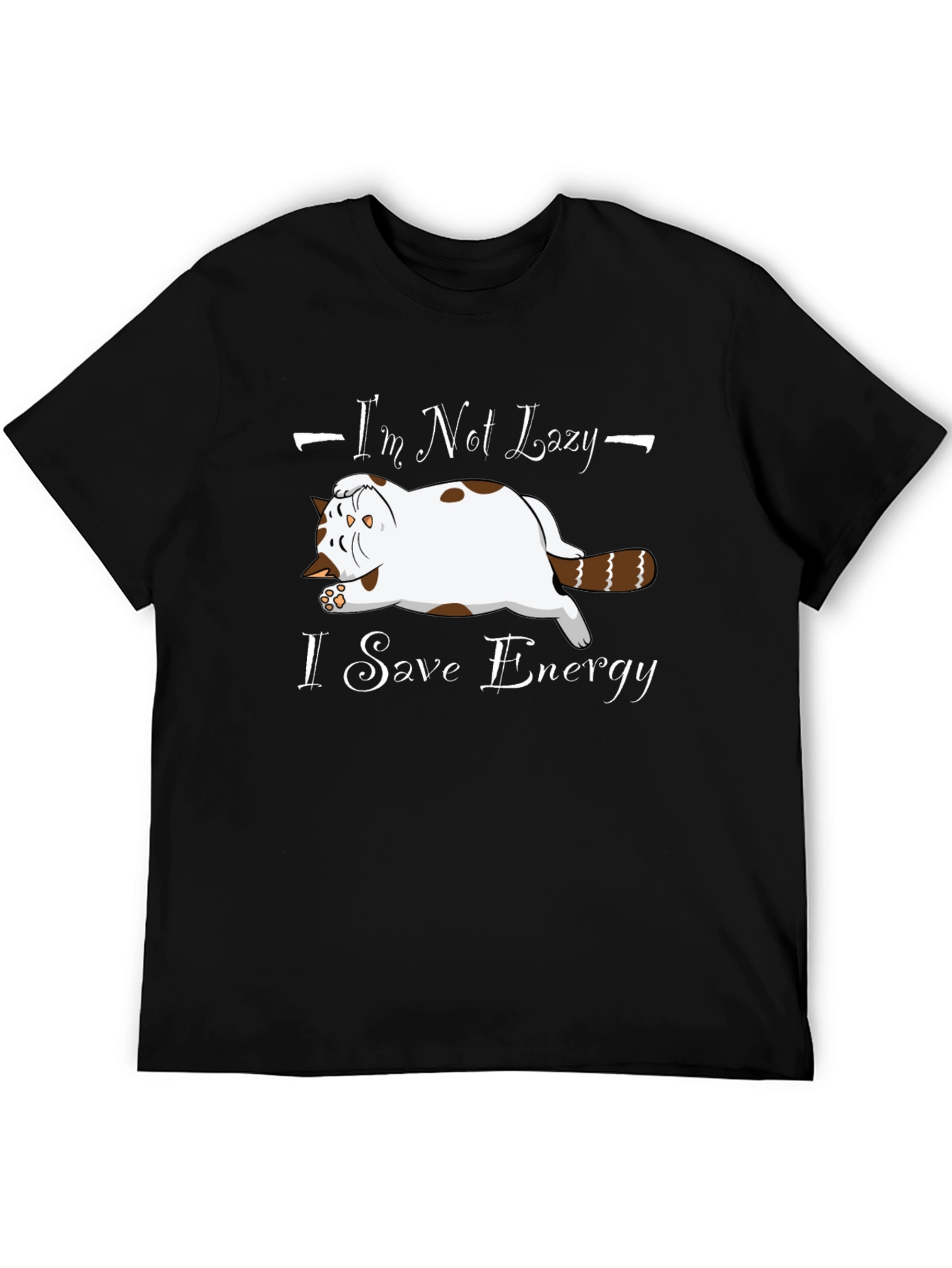 Lazy Cat T-Shirt - Funny Cat Lover Tee
