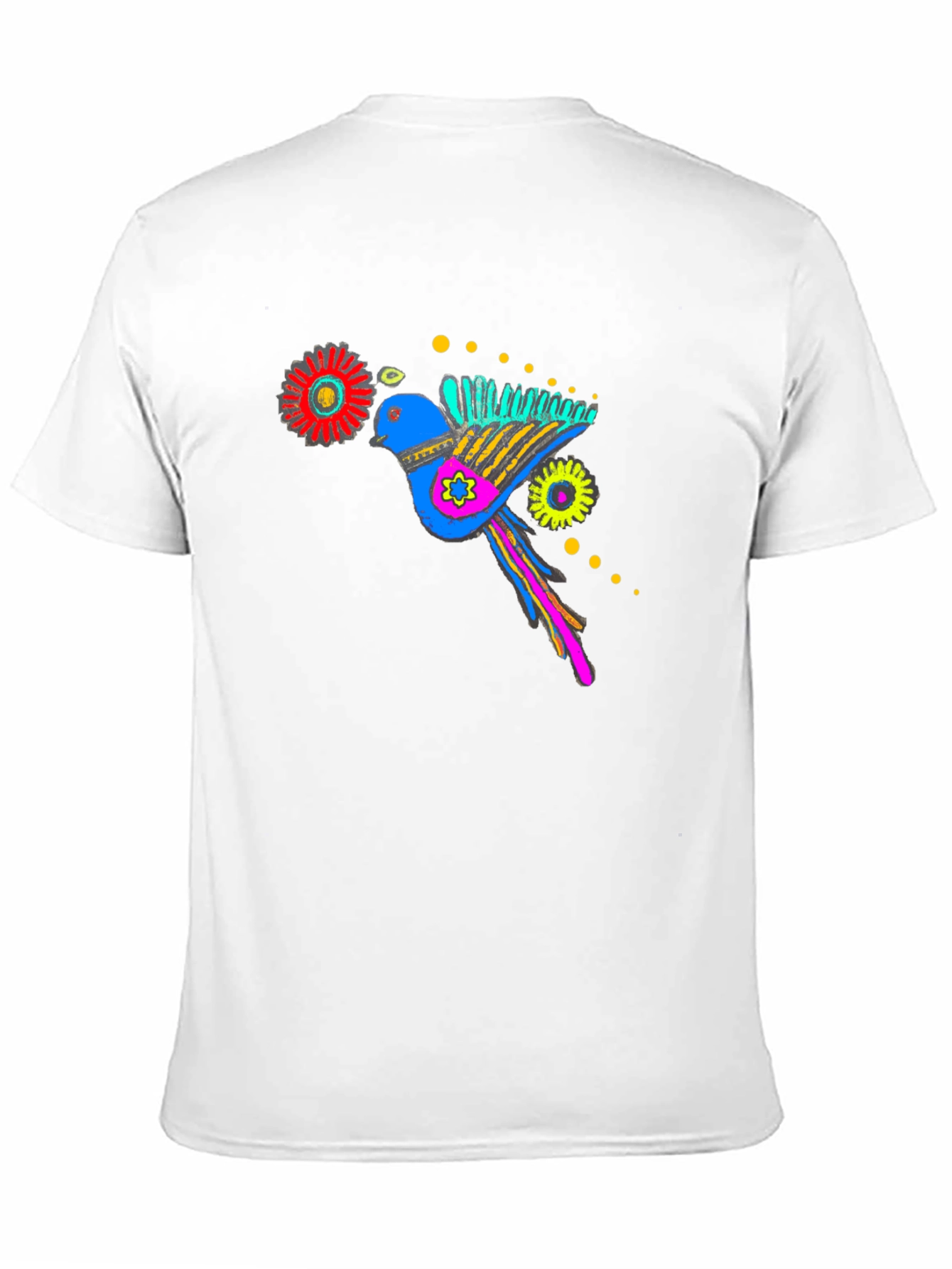 Bird Graphic Black T-Shirt