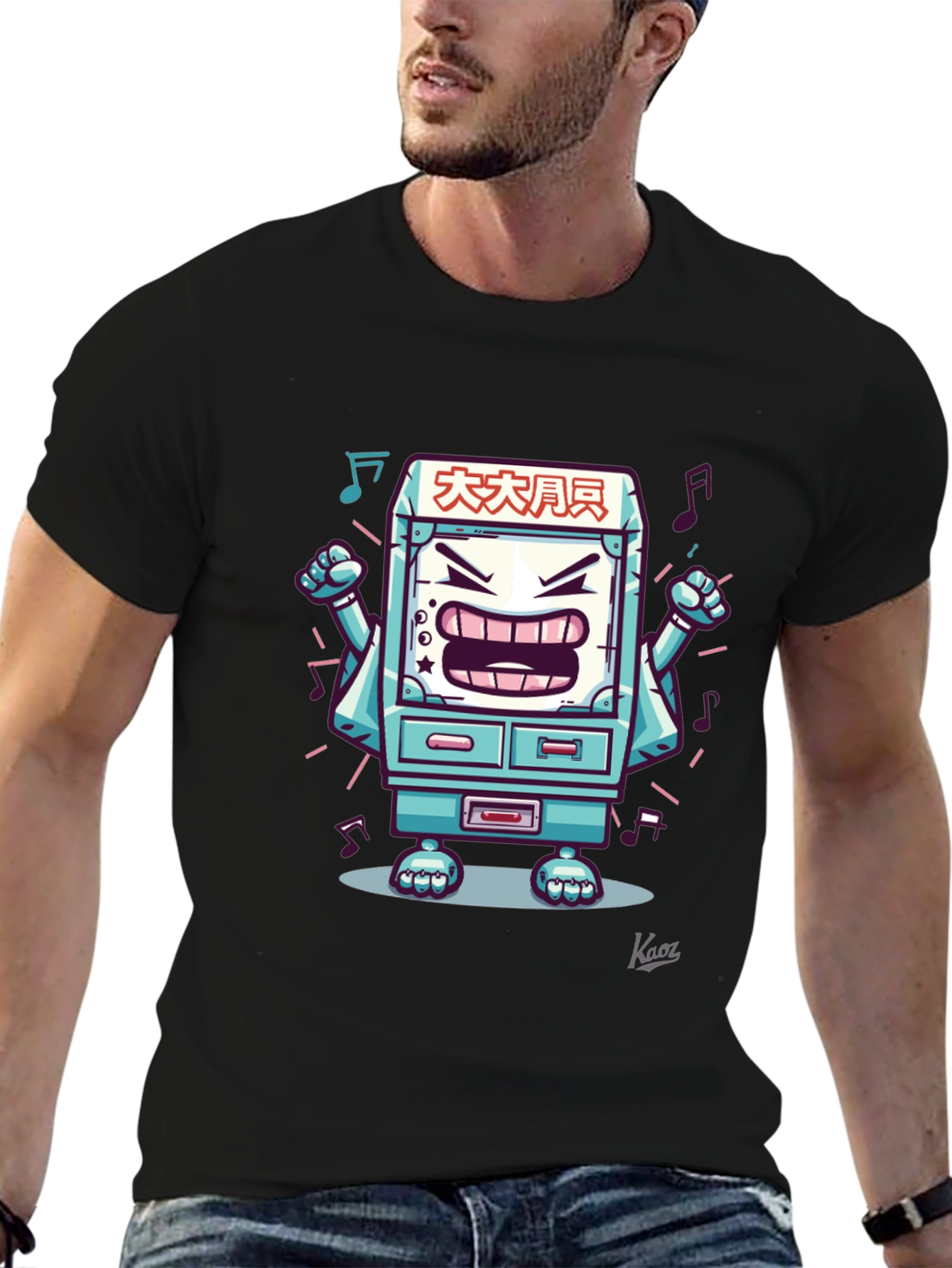 Graphic Tee - Angry Arcade Character
