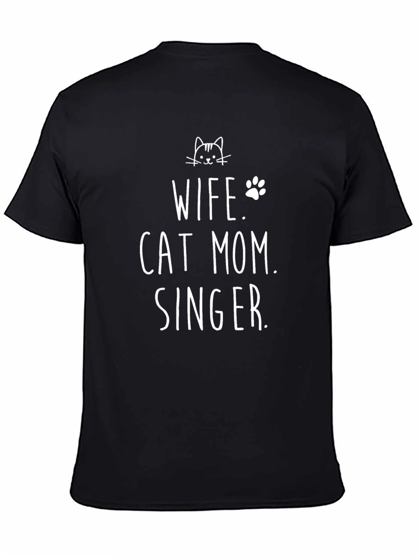 Wife Cat Mom Singer T-Shirt