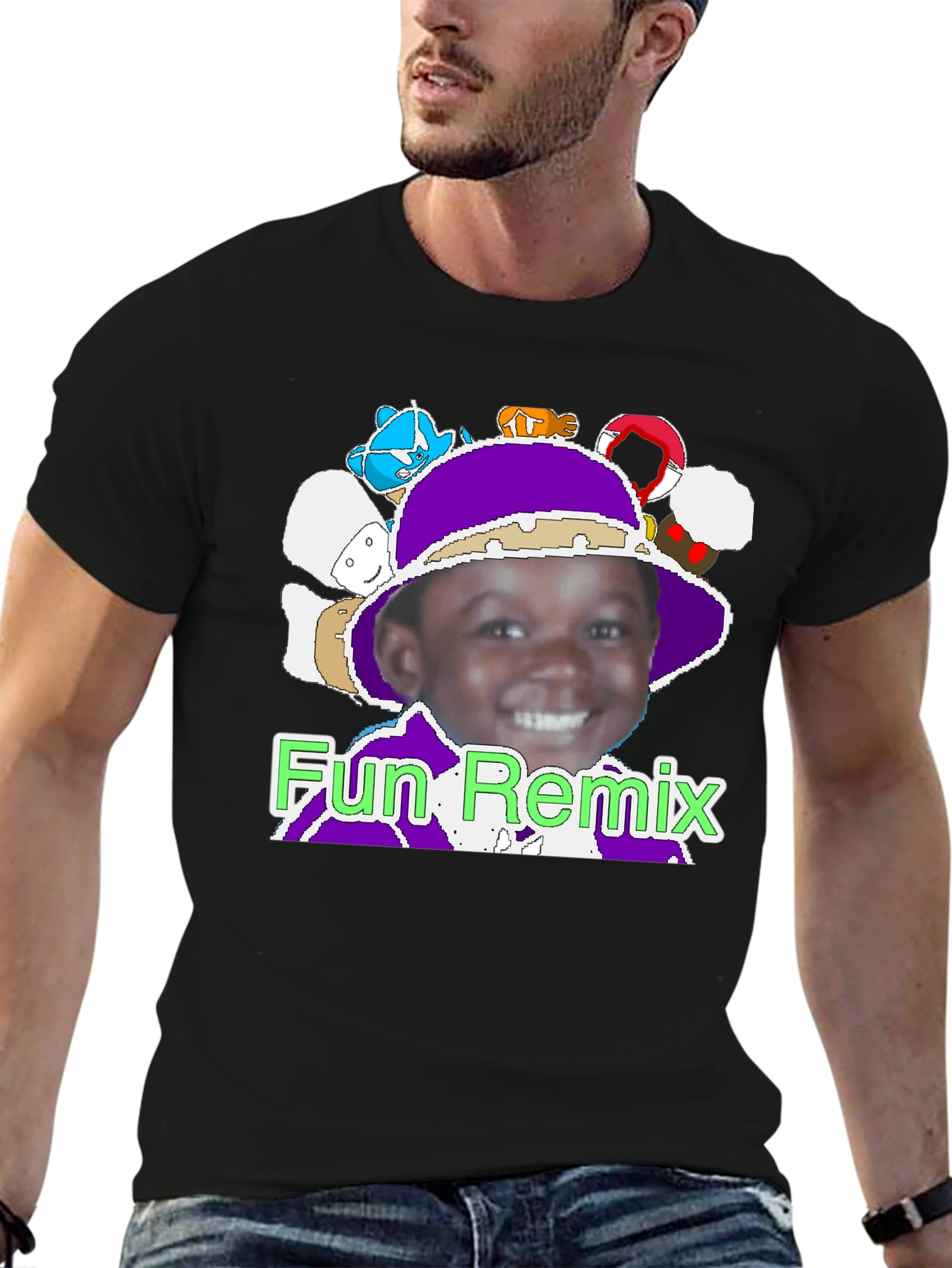 Fun Remix Graphic T-Shirt