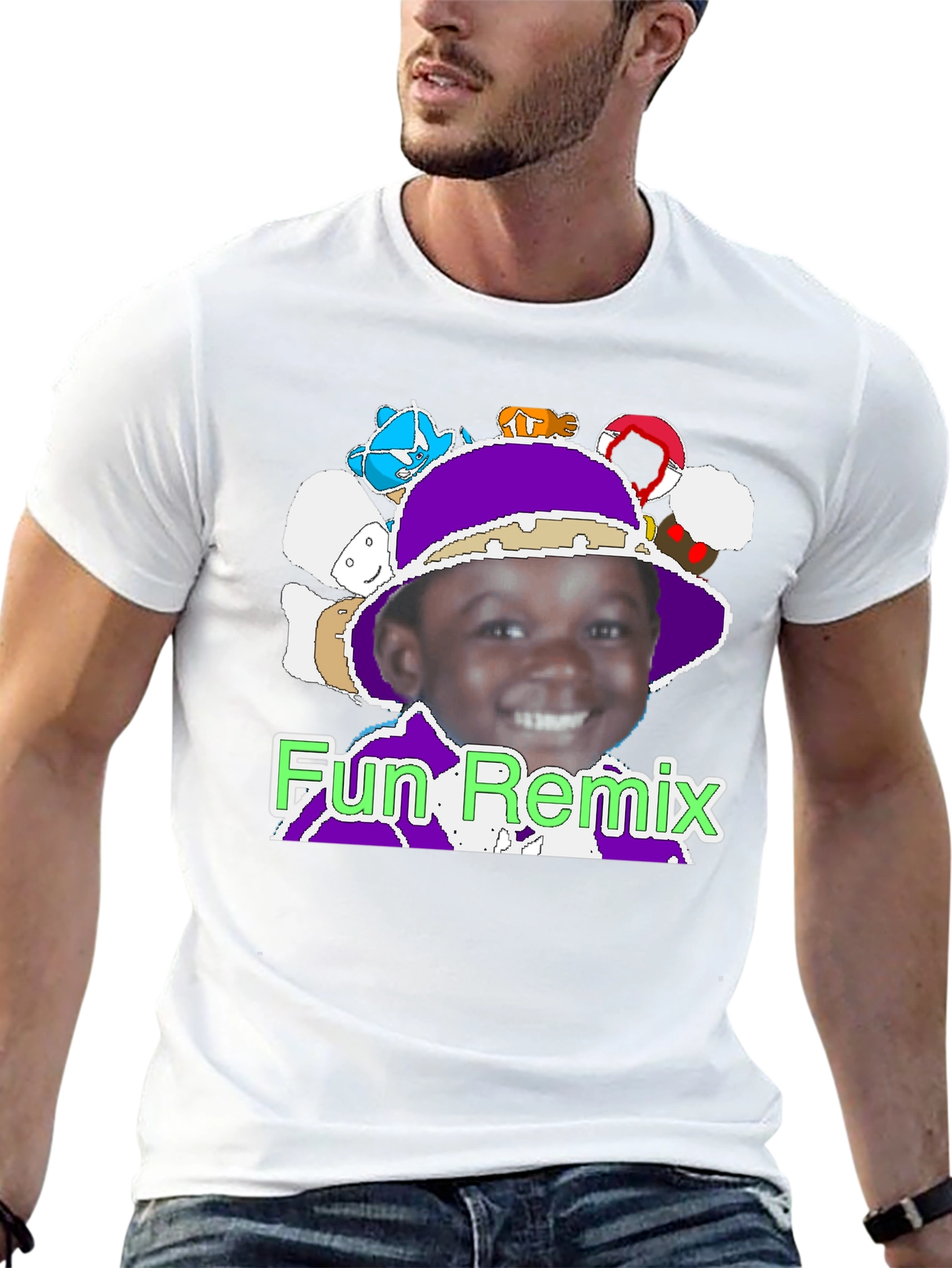 Fun Remix Graphic T-Shirt