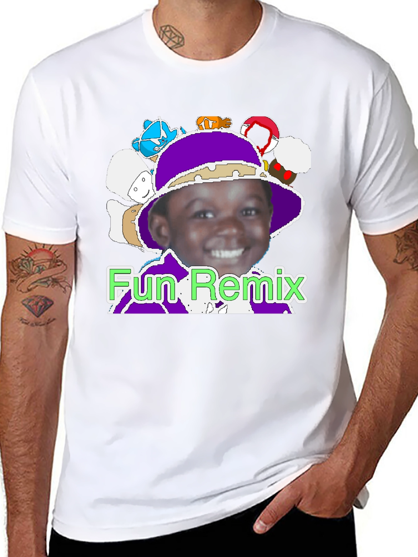 Fun Remix Graphic T-Shirt