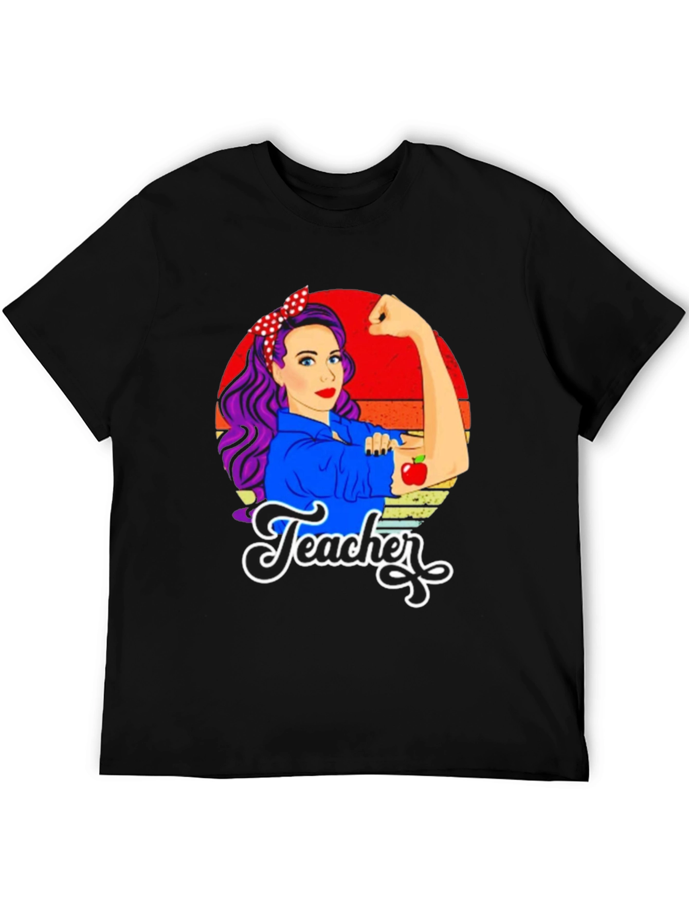 Retro Teacher T-Shirt - Empowered Womens Graphic Tee