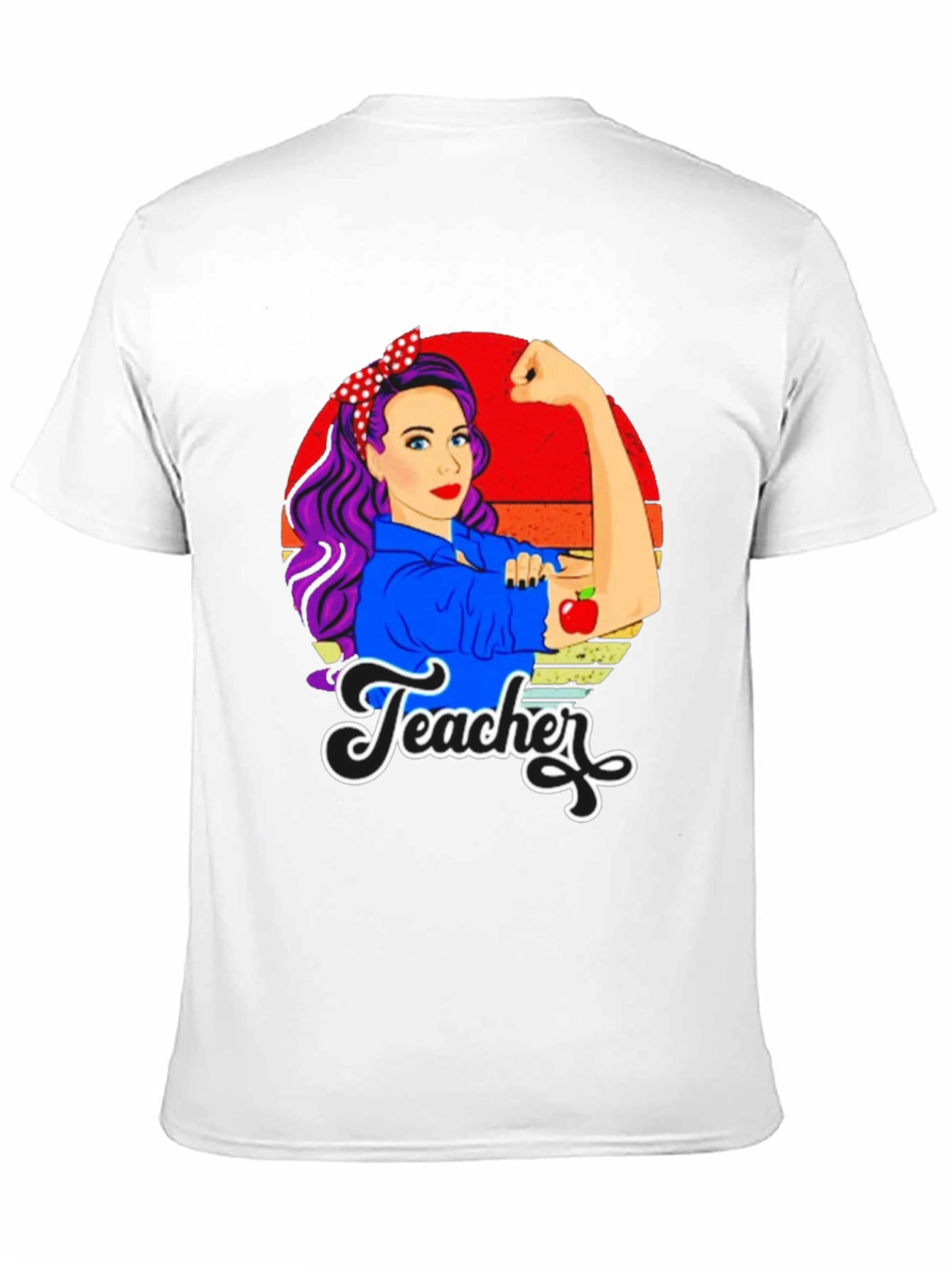 Retro Teacher T-Shirt - Empowered Womens Graphic Tee