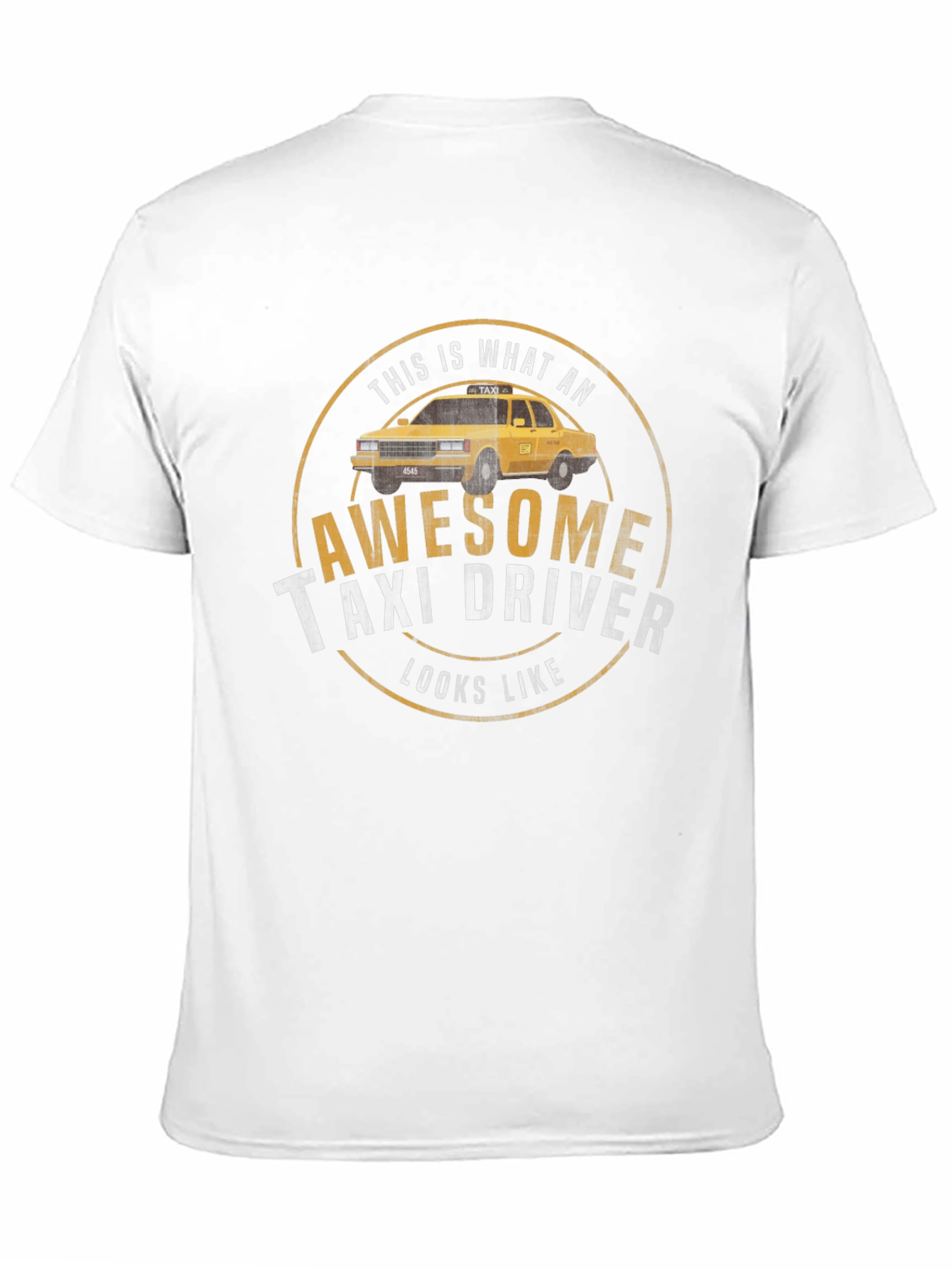 Awesome Taxi Driver T-Shirt - Classic Design