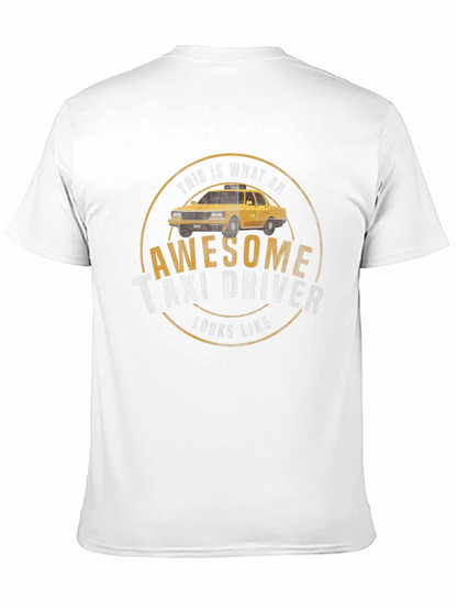 Awesome Taxi Driver T-Shirt - Classic Design