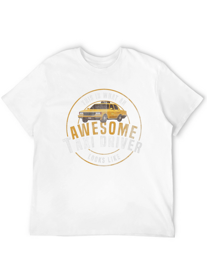 Awesome Taxi Driver T-Shirt - Classic Design