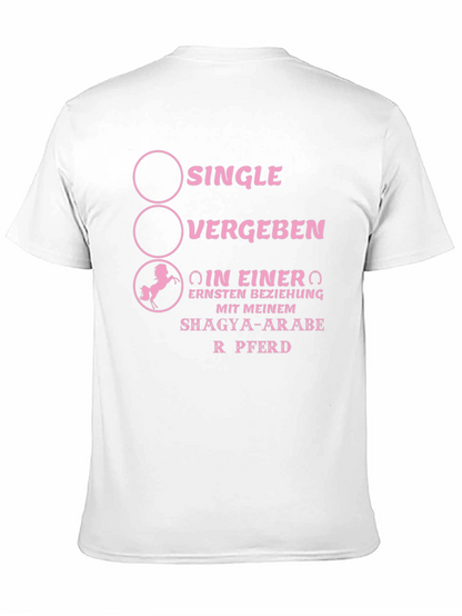 Single Vergeben Pferd T-Shirt