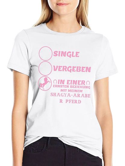 Single Vergeben Pferd T-Shirt