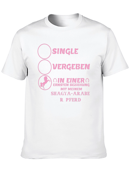 Single Vergeben Pferd T-Shirt