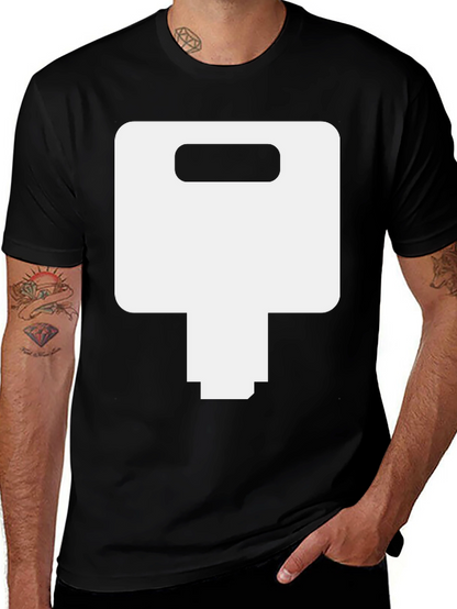 Key Graphic Black T-Shirt - Unlock Your Style
