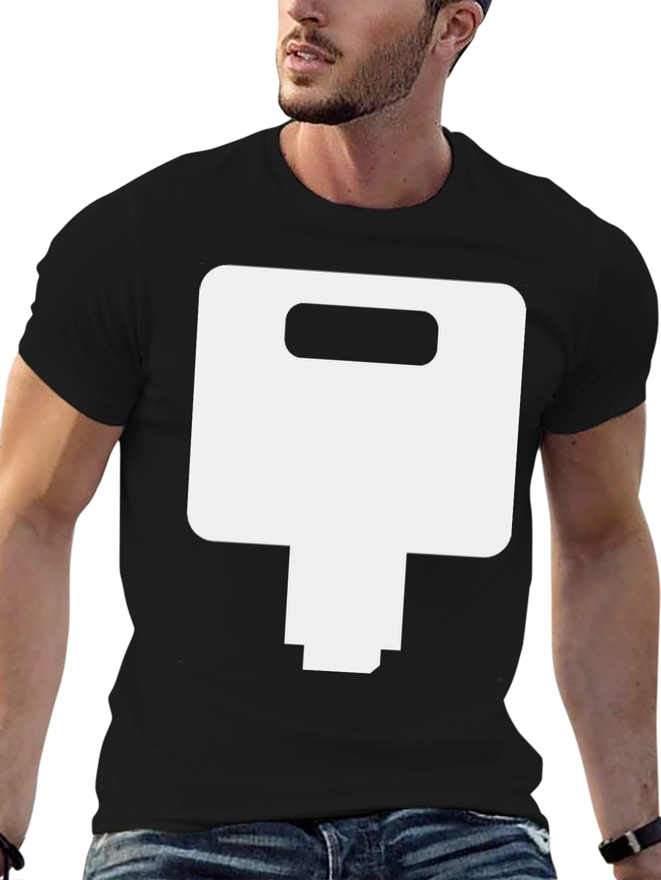 Key Graphic Black T-Shirt - Unlock Your Style