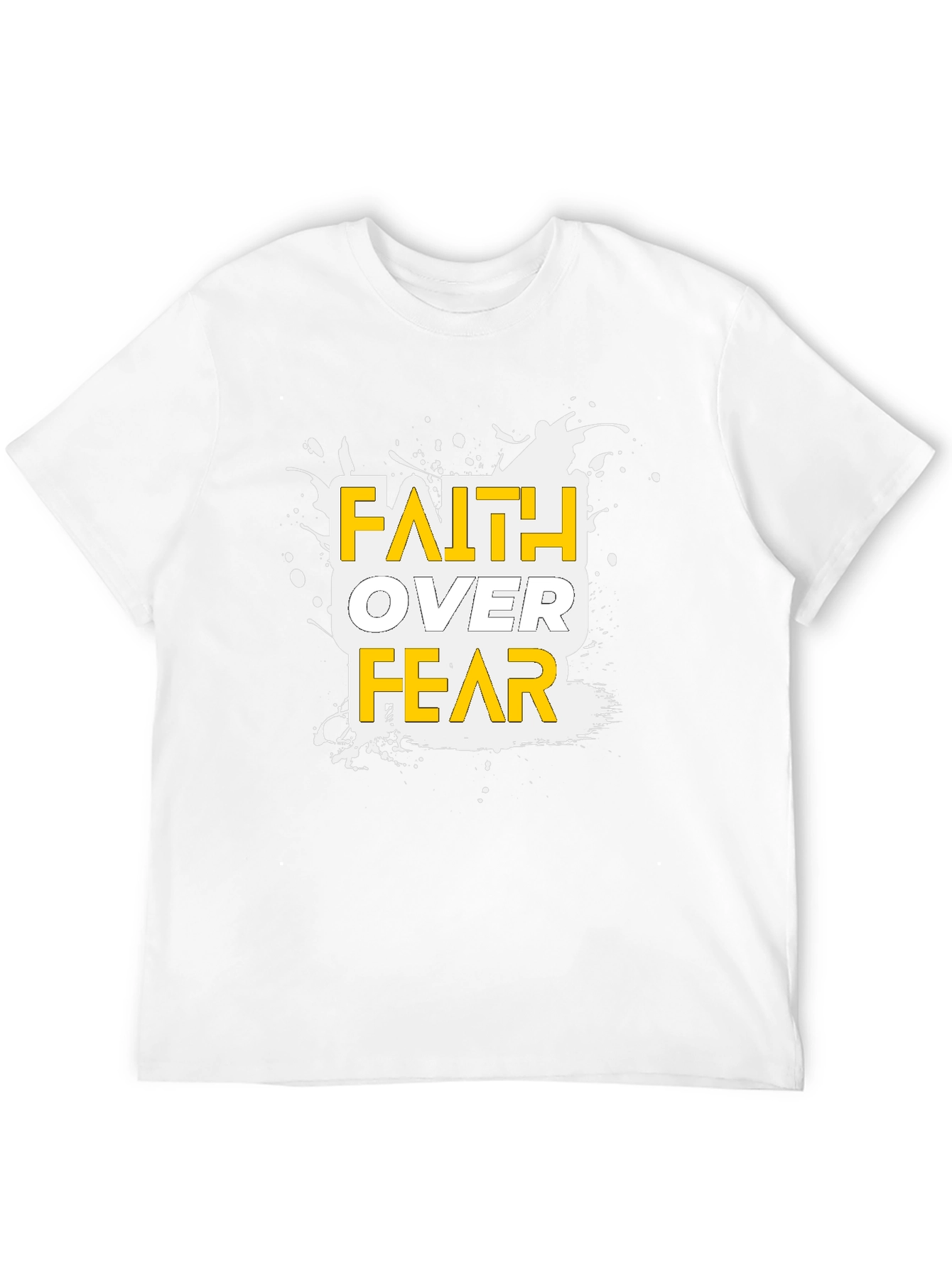 Faith Over Fear Graphic T-Shirt - Inspirational Tee