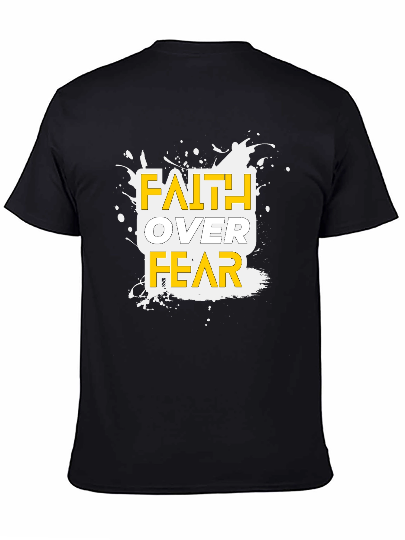 Faith Over Fear Graphic T-Shirt - Inspirational Tee