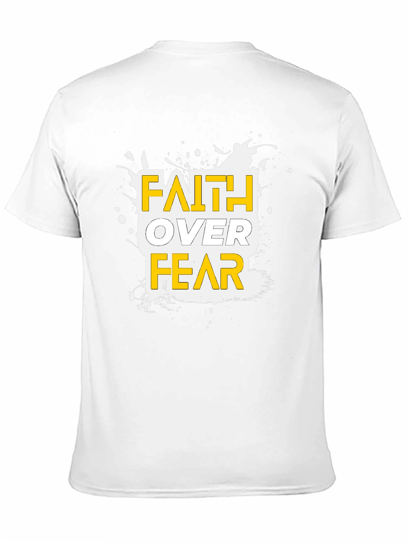 Faith Over Fear Graphic T-Shirt - Inspirational Tee