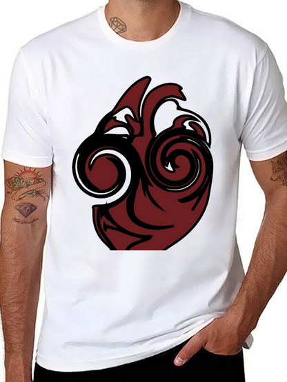 Modern Heart Graphic Tee - Stylish Comfort