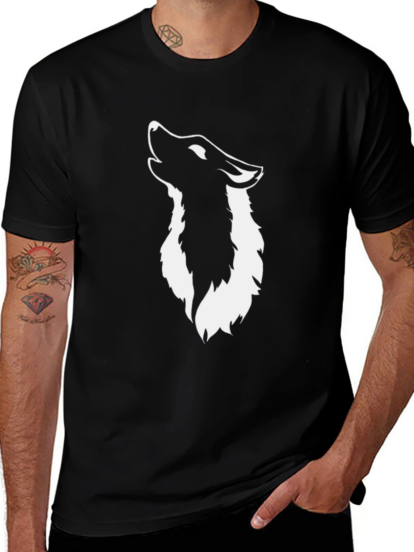 Black Wolf Graphic Tee