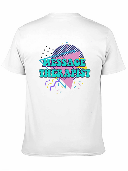 Retro Massage Therapist Graphic T-Shirt