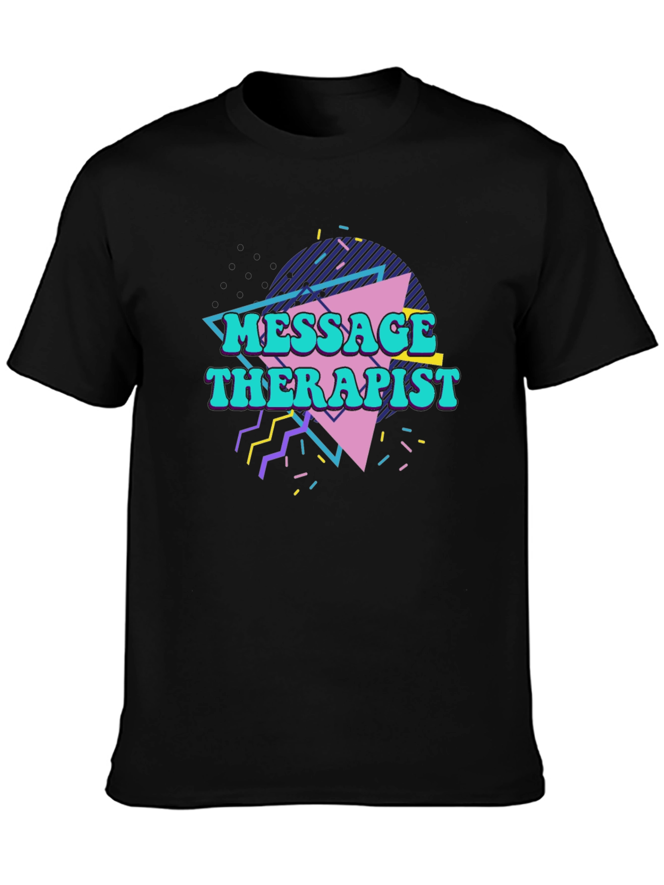 Retro Massage Therapist Graphic T-Shirt