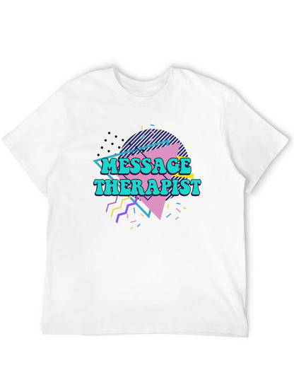 Retro Massage Therapist Graphic T-Shirt