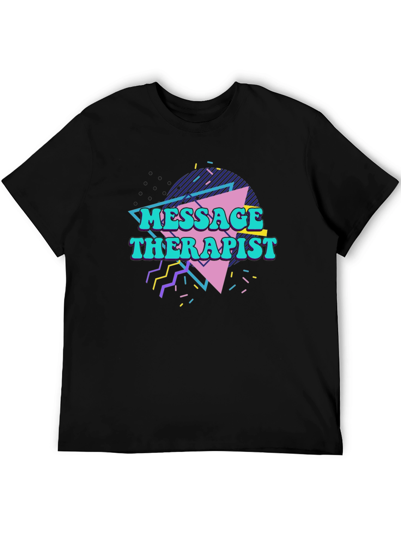 Retro Massage Therapist Graphic T-Shirt