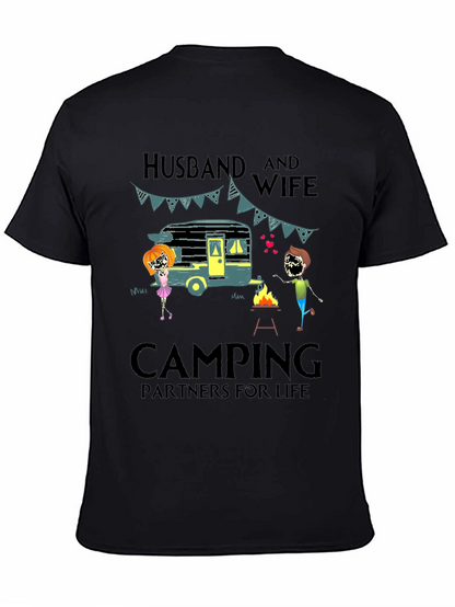 Husband & Wife Camping Partners Tee
