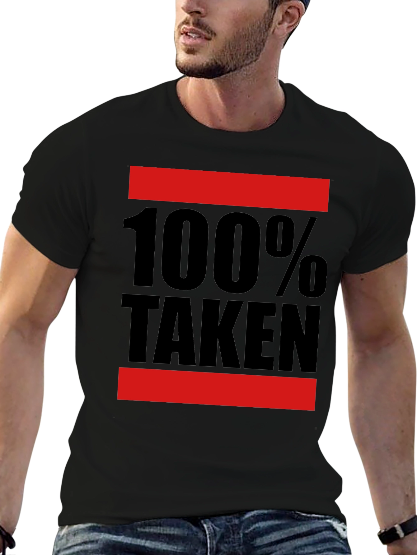 100% Taken Graphic T-Shirt - Black