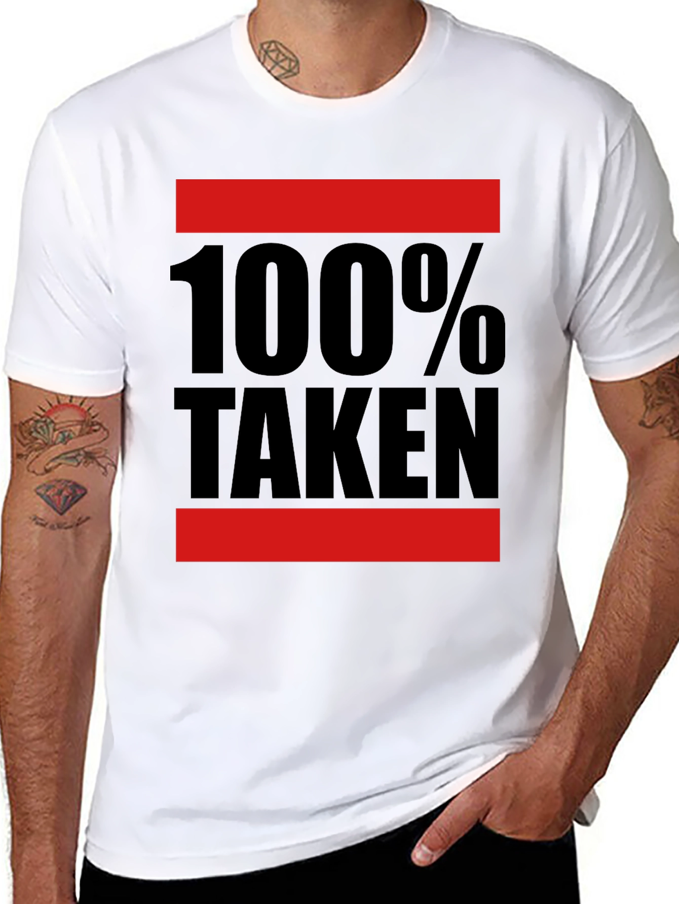 100% Taken Graphic T-Shirt - Black