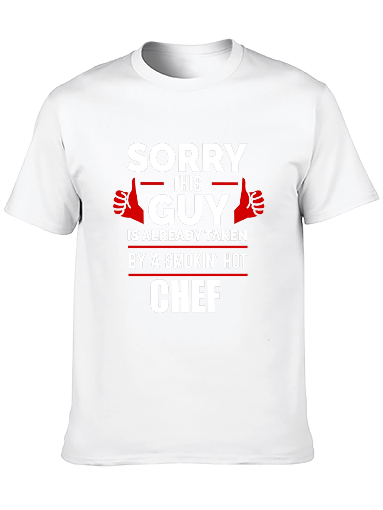 Sorry This Guy Is Taken Chef Graphic Tee