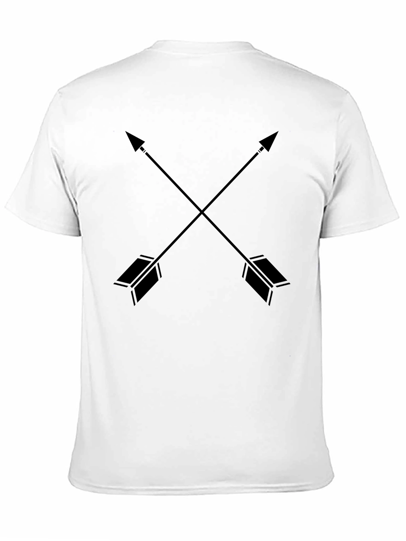 Crossed Arrows Graphic Tee - Black