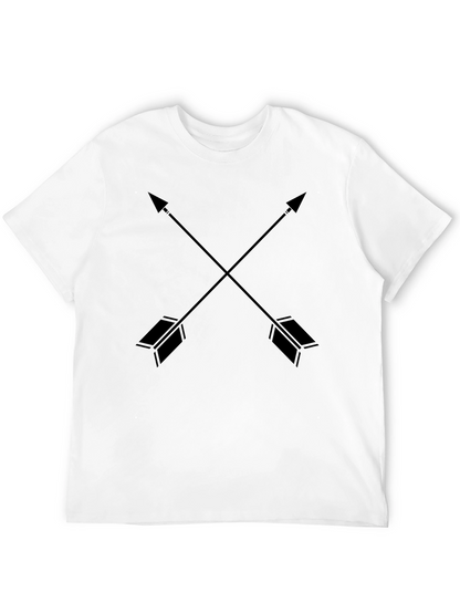 Crossed Arrows Graphic Tee - Black