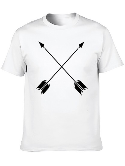 Crossed Arrows Graphic Tee - Black
