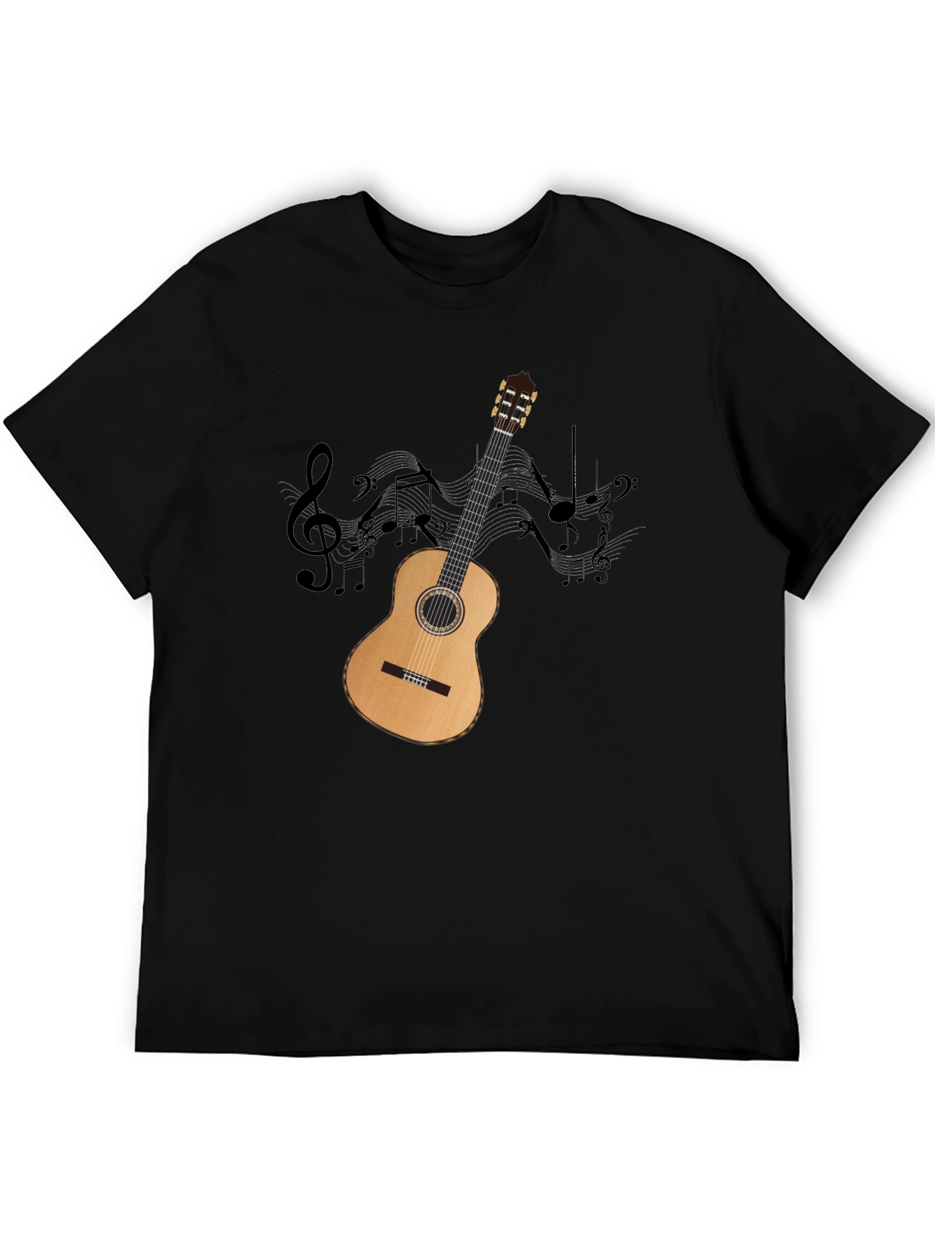 Acoustic Guitar Music T-Shirt