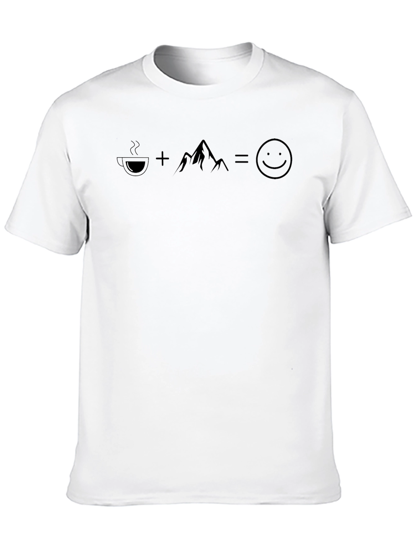Coffee + Mountains = Happy T-Shirt