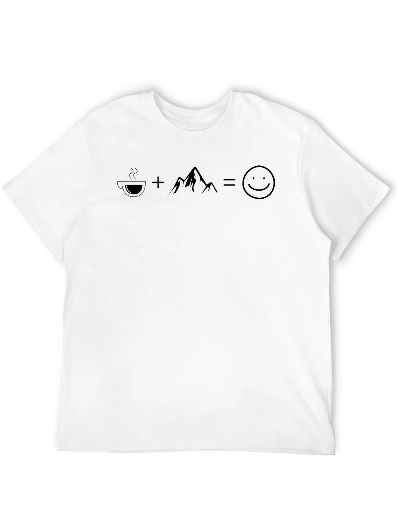 Coffee + Mountains = Happy T-Shirt