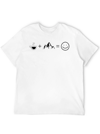 Coffee + Mountains = Happy T-Shirt