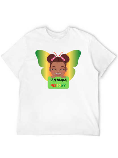 Black History Butterfly Girl T-Shirt