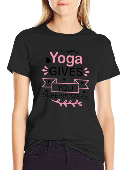 Yoga Gives You Superpowers Graphic Tee