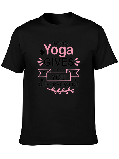 Yoga Gives You Superpowers Graphic Tee