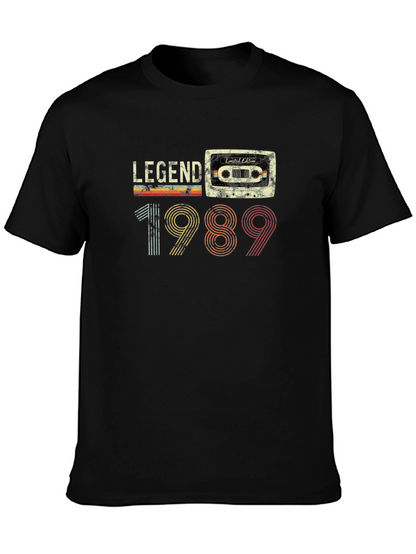 Legend 1989 Cassette Tape Graphic T-Shirt