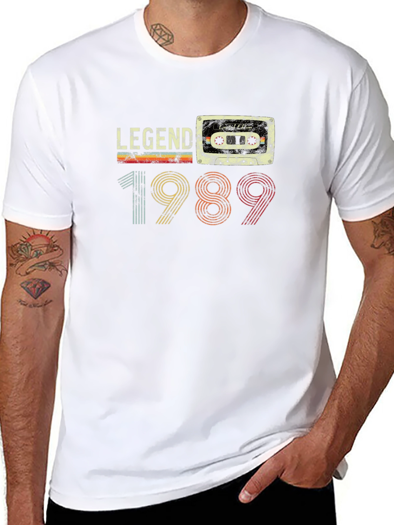 Legend 1989 Cassette Tape Graphic T-Shirt
