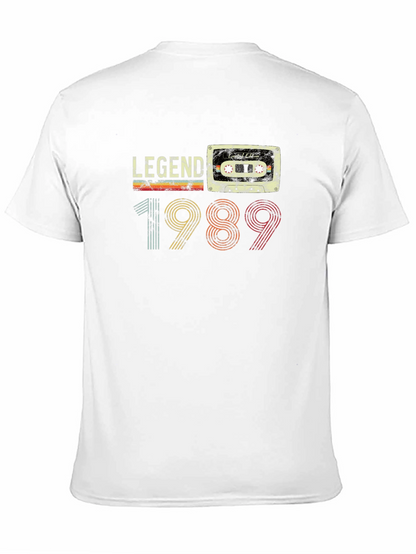 Legend 1989 Cassette Tape Graphic T-Shirt